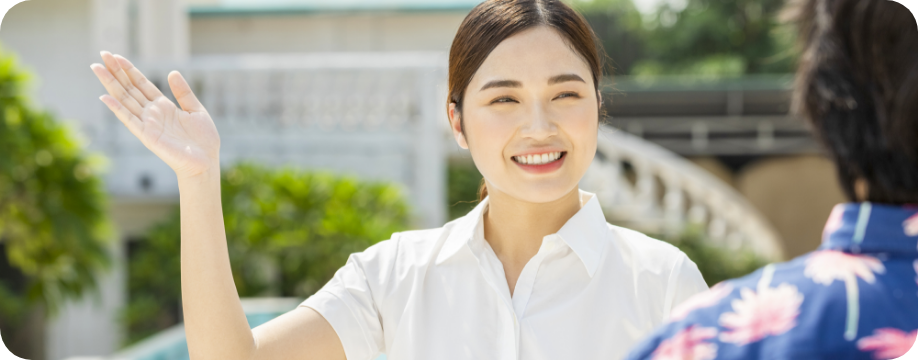 訪日外国人対応スタッフの紹介